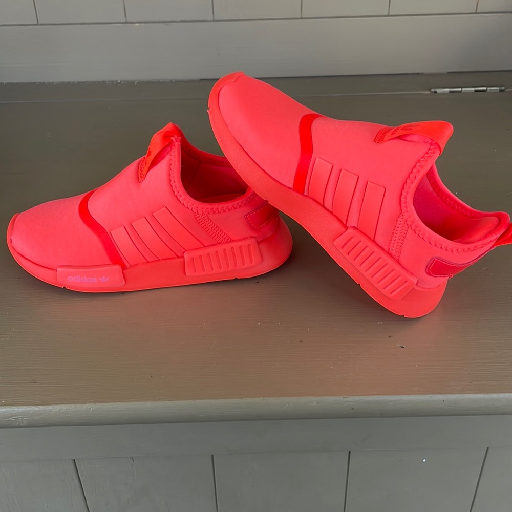 Brand new , never work kids adidas sneakers